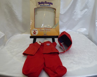 Teddy Ruxpin Adventure Outfit-Worlds of Wonder-1985 Flying Outfit -No White Scarf-For the Original Teddy Ruxpin Talking Animatronics Bear!