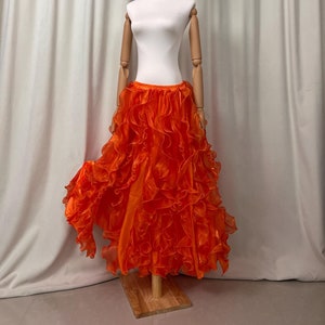 Orange skirt shakira hotsell