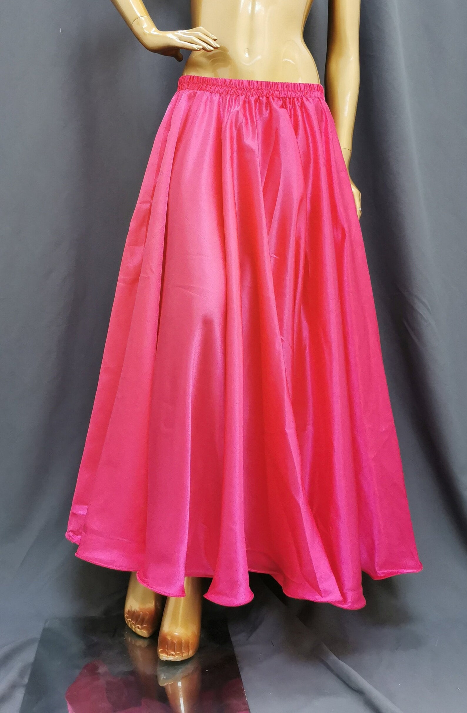 Belly Dance women Stain Skirt Slit 11 color in SK30 | Etsy