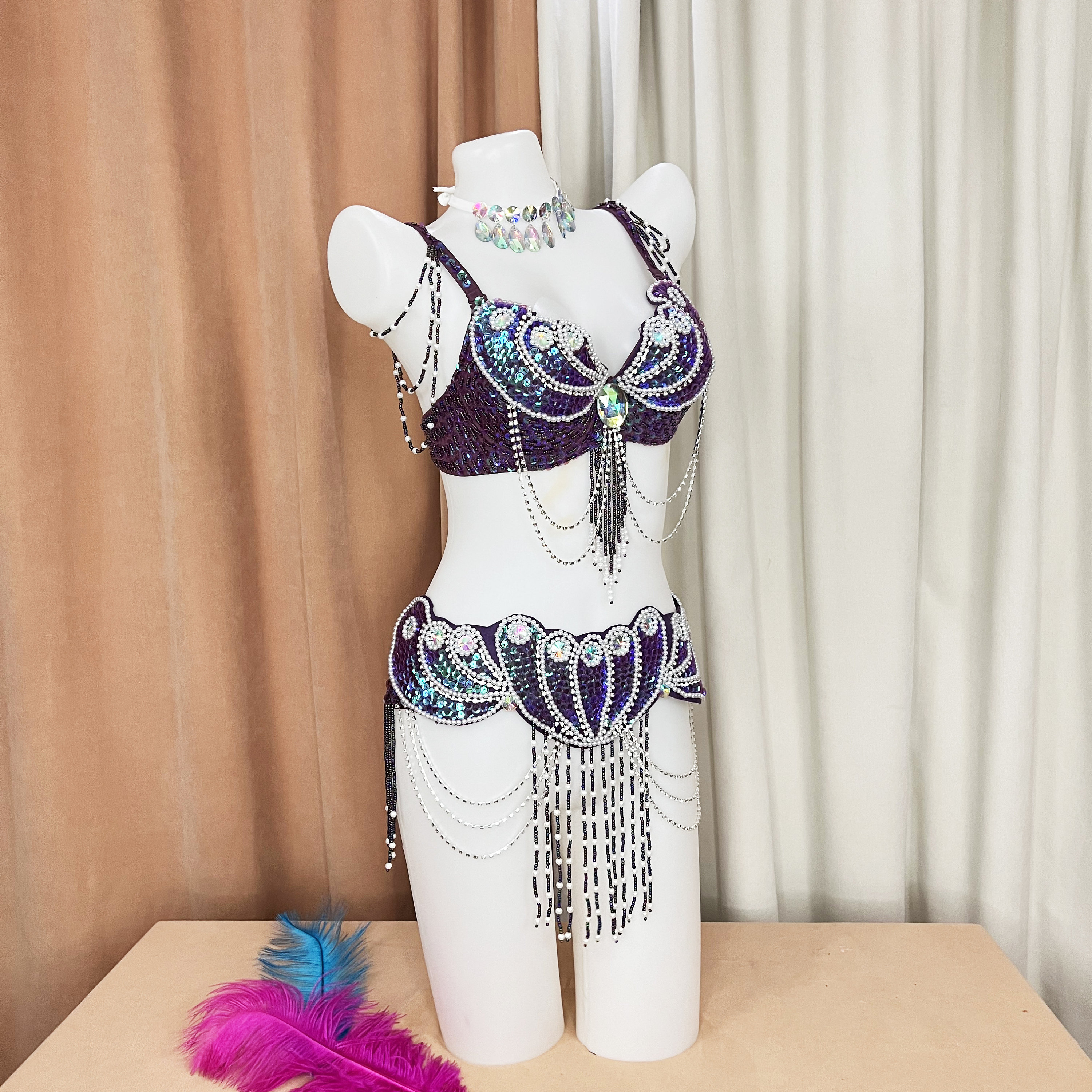 Free Shipping Made to Measure New Belly Dance Costume Set Free Shipping Made to Measure New Belly Dance Costume Set
