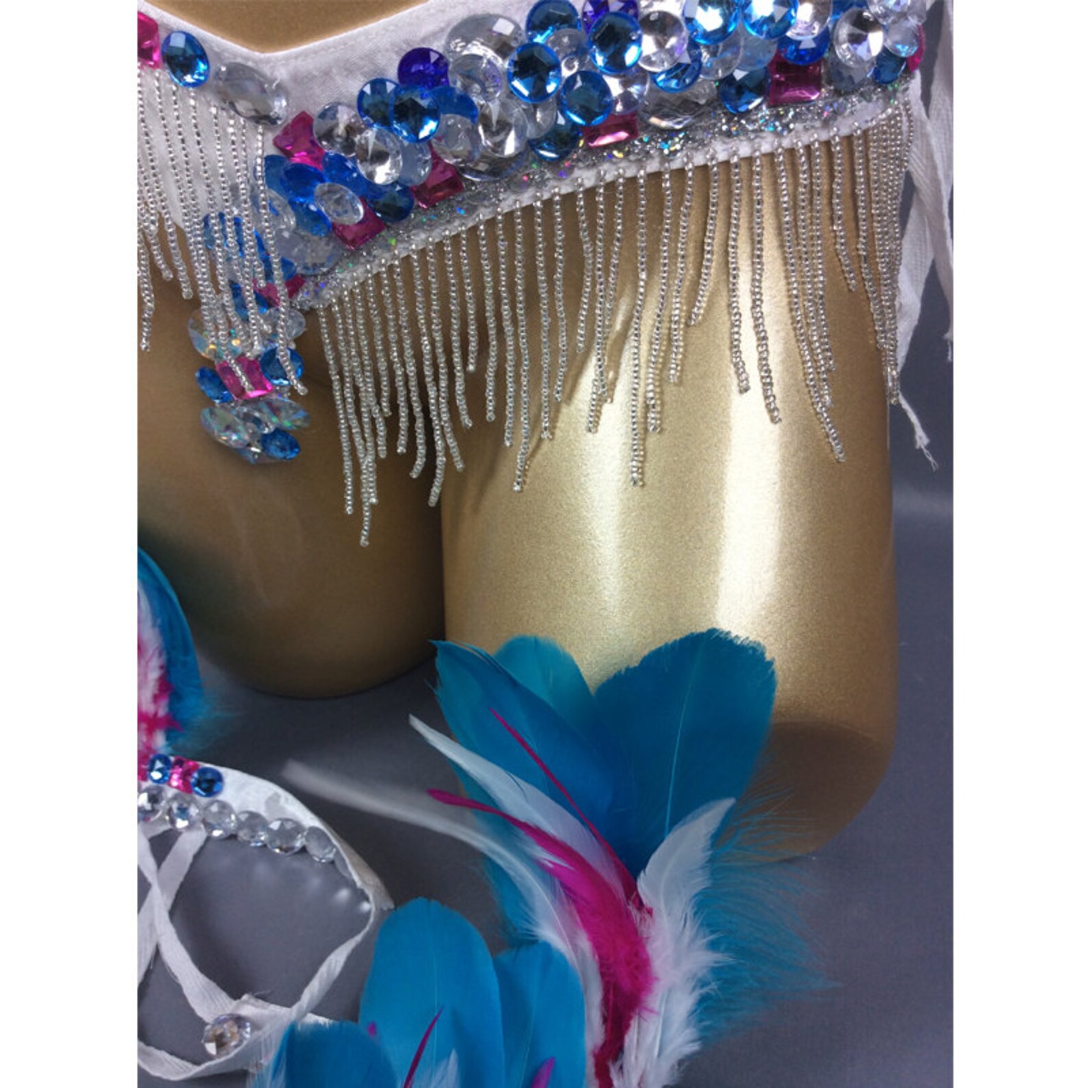 Samba Rio Carnival Costume White Feather Headdress HOT SALE Parade 2015 ...