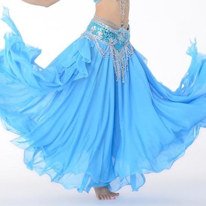Belly Dance Skirt Slit Both Side