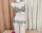 Free Shipping Made to Measure New Belly Dance Costume Set for