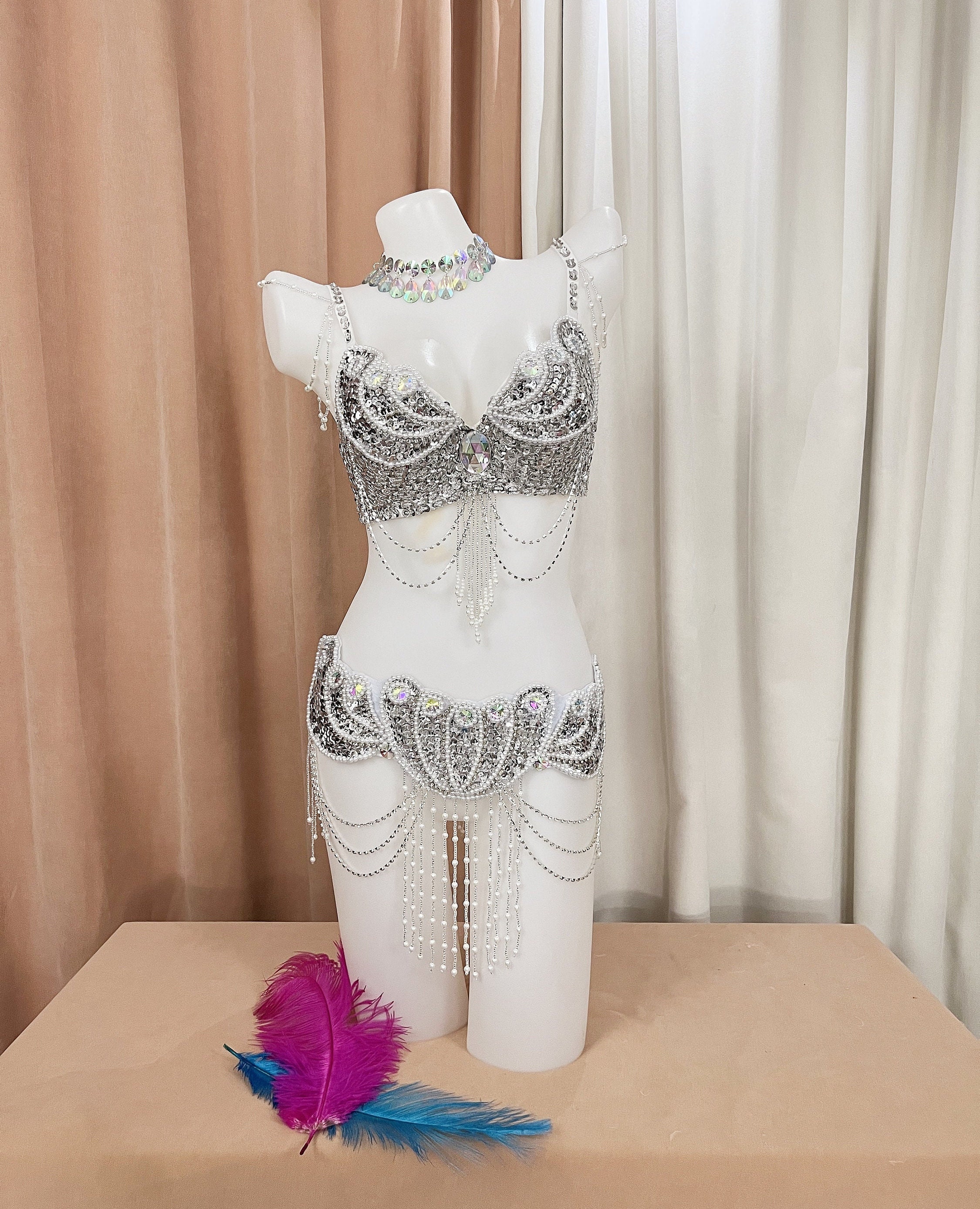 Free Shipping Made to Measure New Belly Dance Costume Set for
