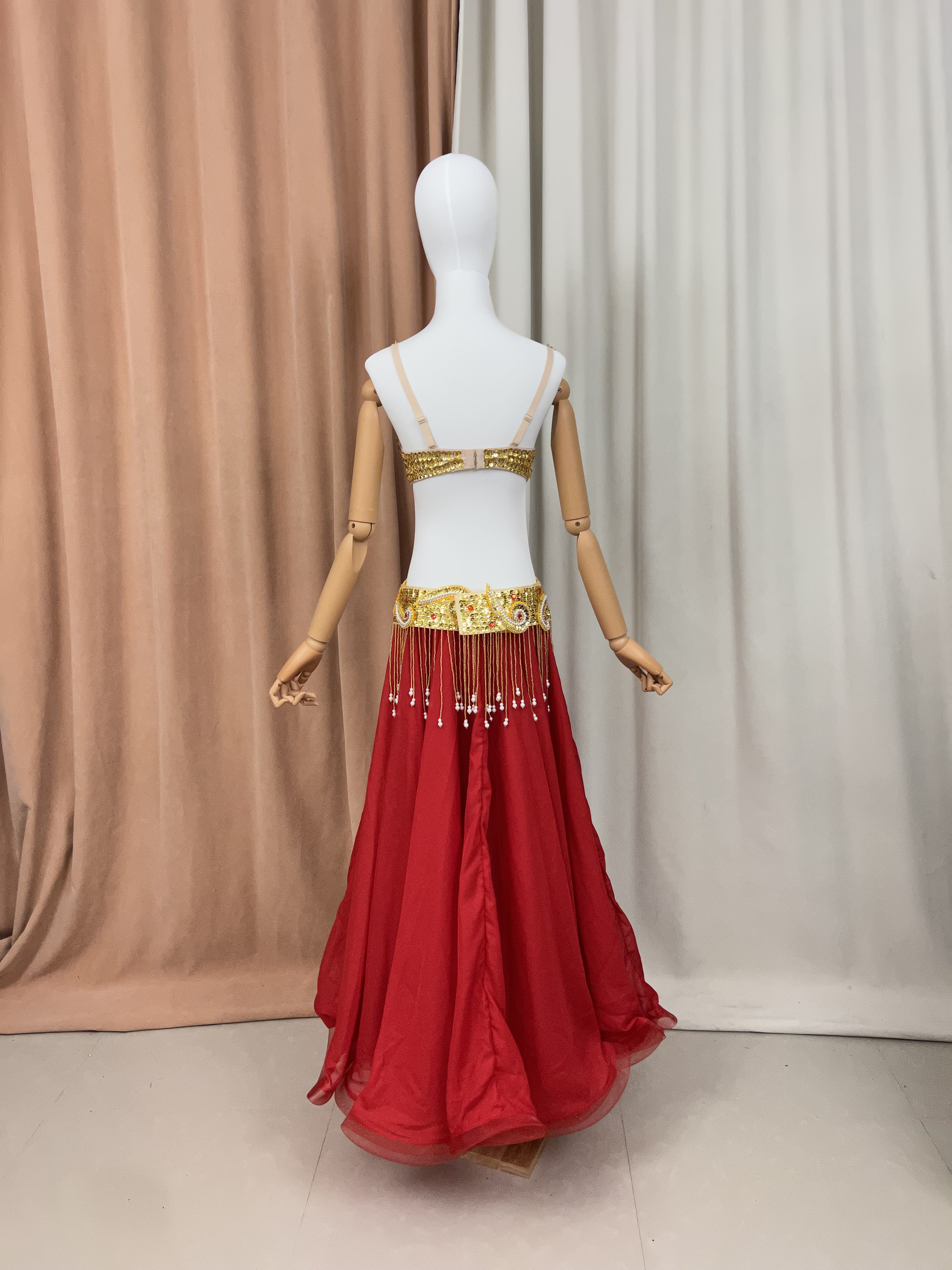 Halloween Costumes Hand Make Beaded Belly Dance Samba