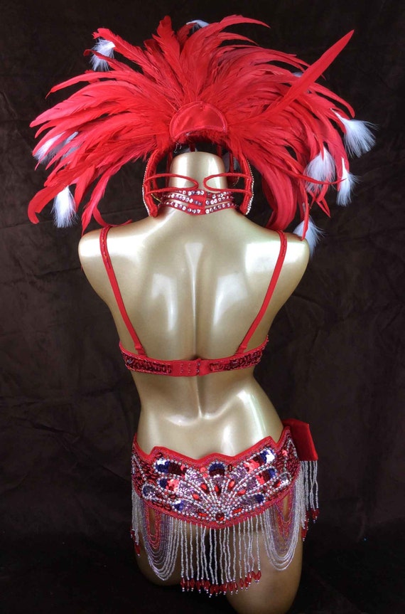 2016 superventas tocado de plumas de disfraz de Samba Rio Carnival, disfraz  de plumas acepta cualquier tamaño