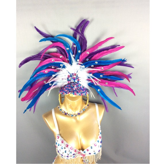 Samba Rio Carnival Costume White 