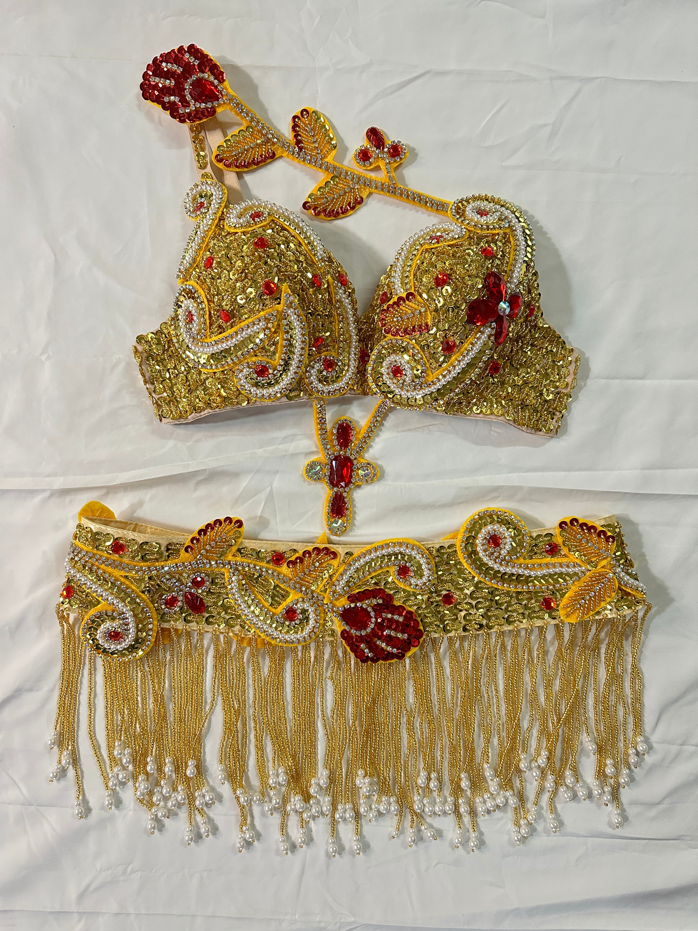 Halloween Costumes Hand Make Beaded Belly Dance Samba  display picture 2