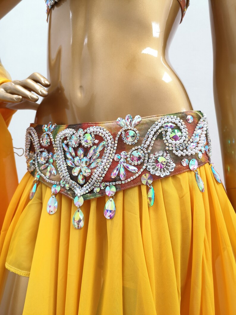 Samba robe PARTY club Bra Belt culottes Bas argent Couleur ...