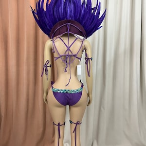 FREE SHIPPING Carnivel Samba costume handmade stones for EDC party total 8 piece image 7