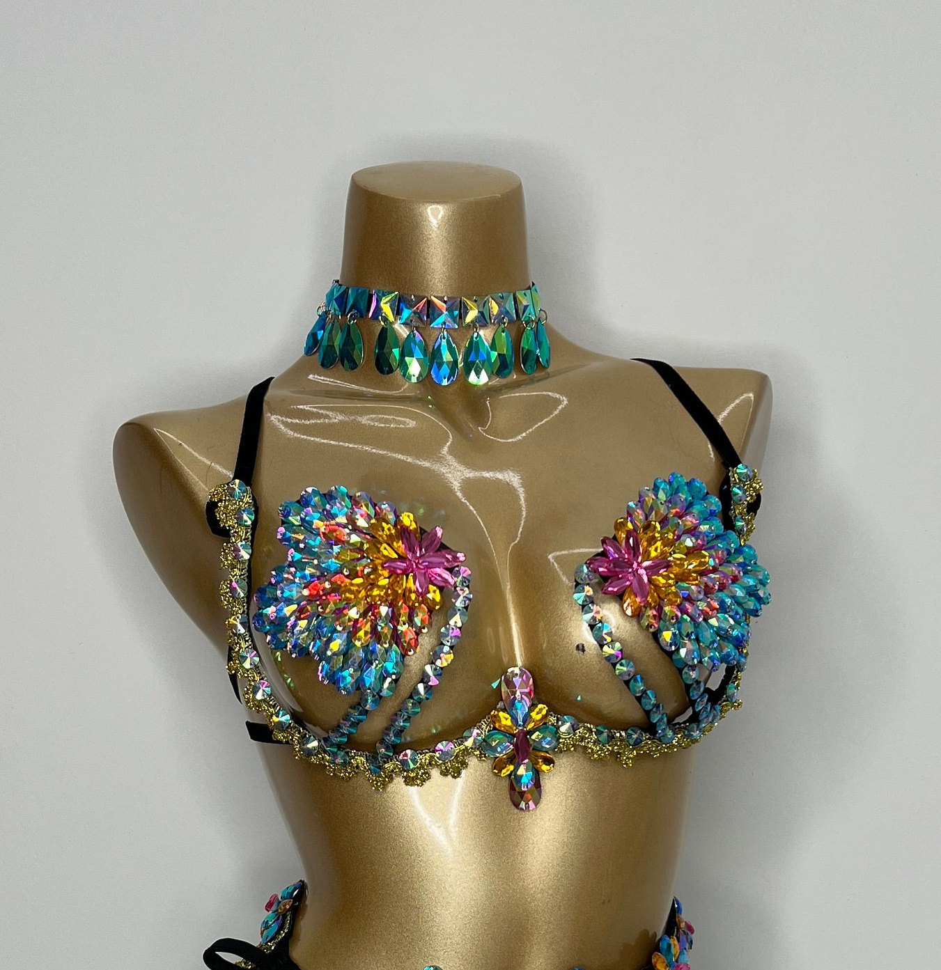 Carnival Wire Bras Also Good For Monday Wear - Can be customized - African  themed