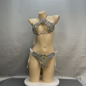 Samba Carnival Wire Bra & Panty & belt Set Hand Made 4 Piece B –  Euphoria
