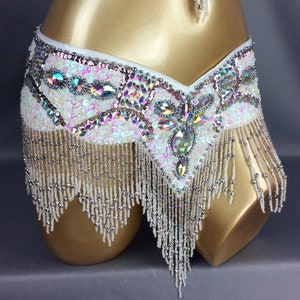 FREE SHIPPING Hand Beaded Belly Dance Samba Costume Belt Only 1 Pcs ...