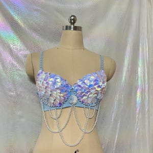 Nouveau style fait main Halloween danse du ventre perle décorer soutien-gorge