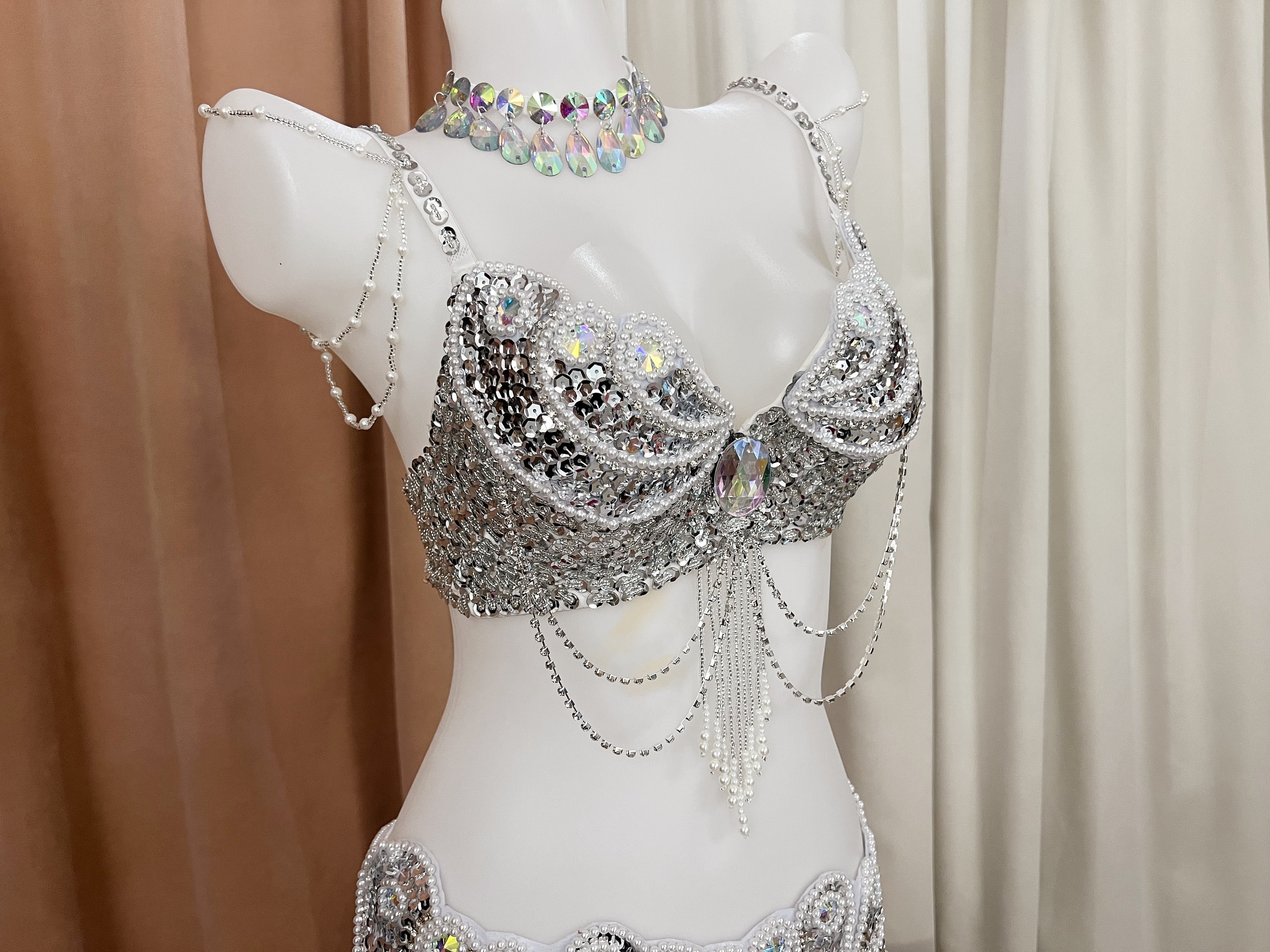 Free Shipping Made to Measure New Belly Dance Costume Set for