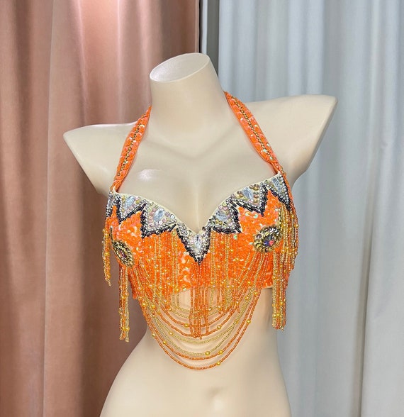 手刺繍のベリーダンス・サンバ衣装 ブラのみ bra201152 - Etsy 日本
