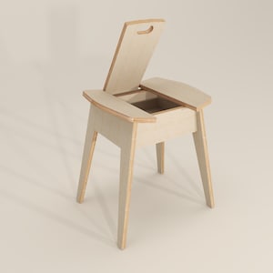 CNC router - furniture plans - DXF files - Board chair