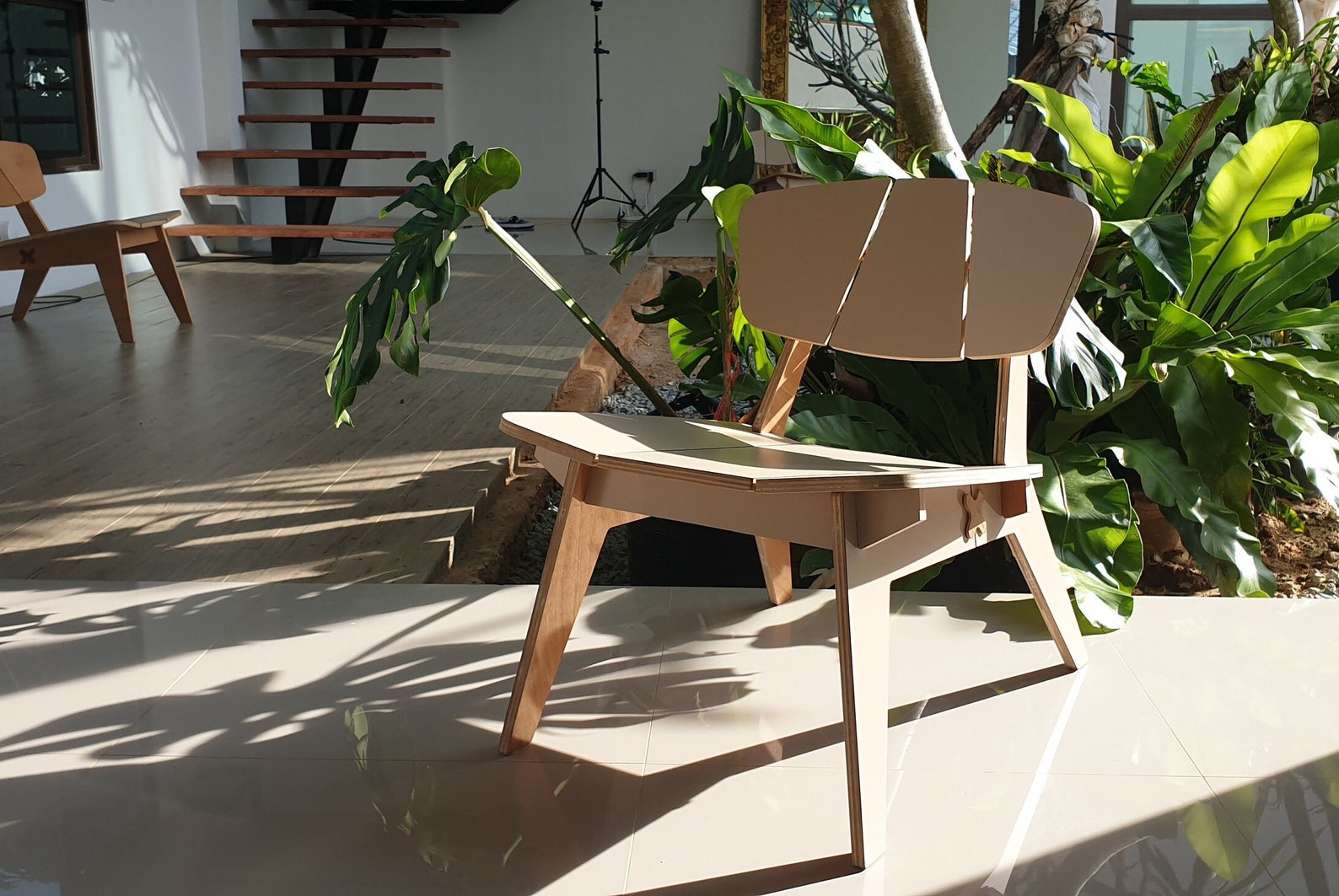 CNC Router Furniture Plans DXF Files X Chair Etsy
