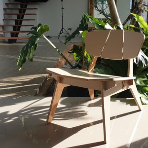 CNC router - furniture plans - DXF files -X chair