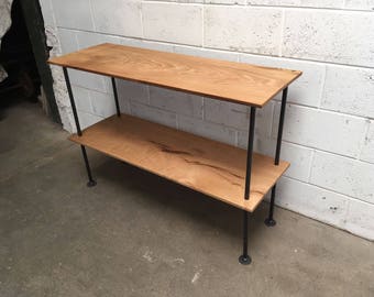 Minimalist Reclaimed Chestnut Sideboard - Pipe Shelving - Industrial - Contemporary