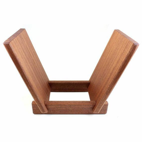 Solid Sapele Wood LP Record Holder. 40 Record Capacity. Hand Etsy