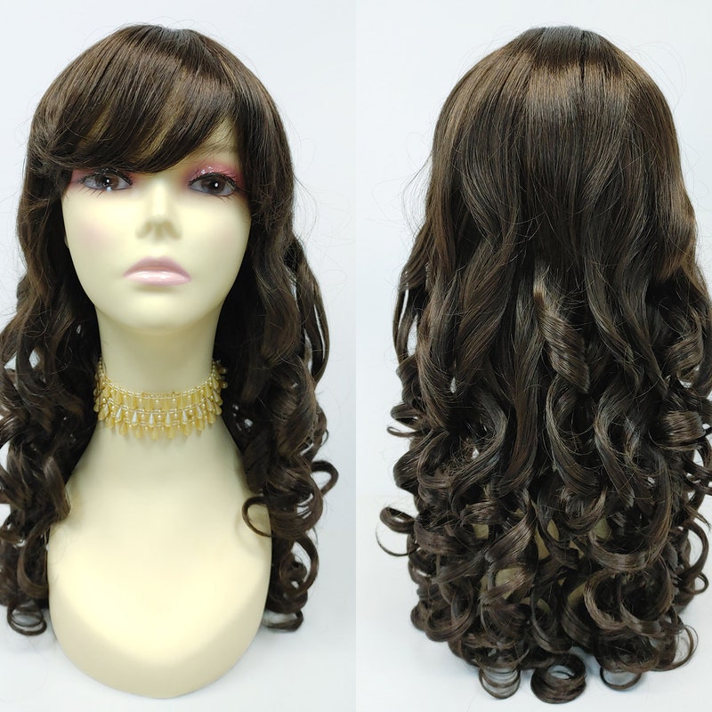 Artistic Long Curly Hair Wig Image Nature