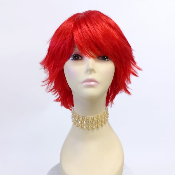 Lush Short Red Wig View Concept Lush Short Red Wig View Concept