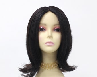 14インチ レースフロント ロングストレート テクスチャード ダーク