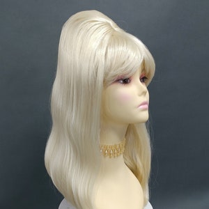 Long 17 inch Straight Blonde Beehive Costume Wig [20-128-StBeehive-613]