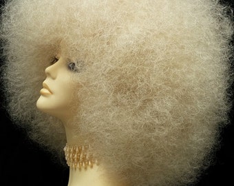 Extra Large Jumbo Blonde Afro Synthetic Costume Wig [97-481-XLAfro-613]