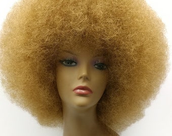 large blonde wig