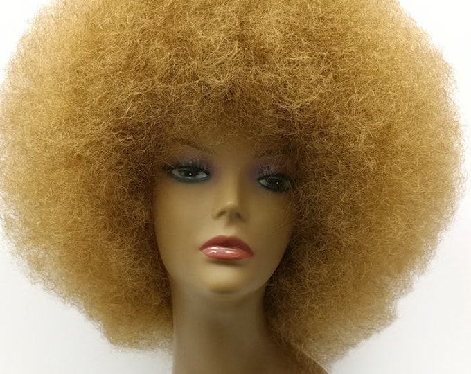 Large Copper Afro Synthetic Costume Wig 96478lafro27 Etsy