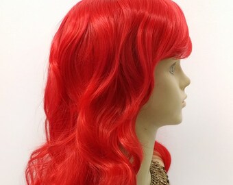 red wig etsy