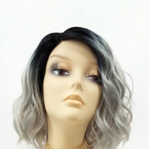 Grey lob wig online
