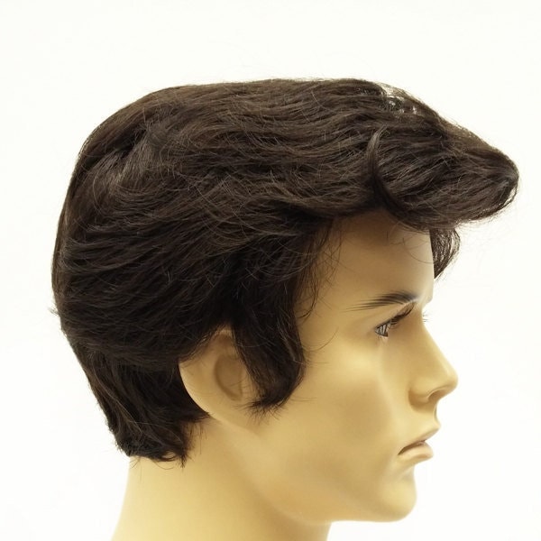 Short Dark Brown Men's Side Part Synthetic Fashion Wig [89-453B-Don-6]