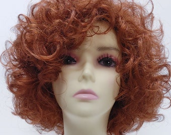 Fever Rhianne Wig Adult Long Auburn Soft Curl Centre Parting Costume Accessory