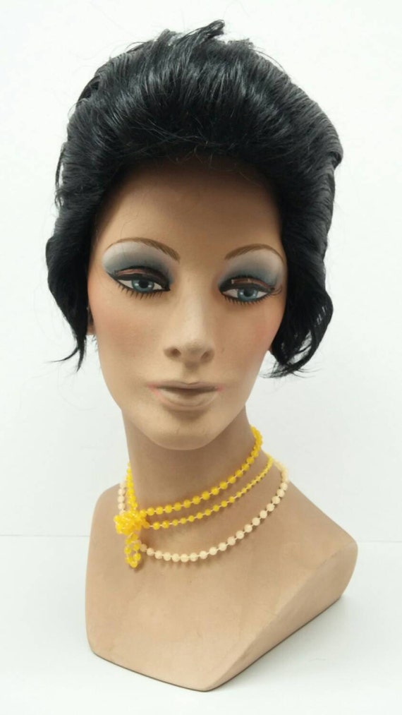 Short Black Elvis Style Costume Wig 05 29 Elvis 1 Etsy