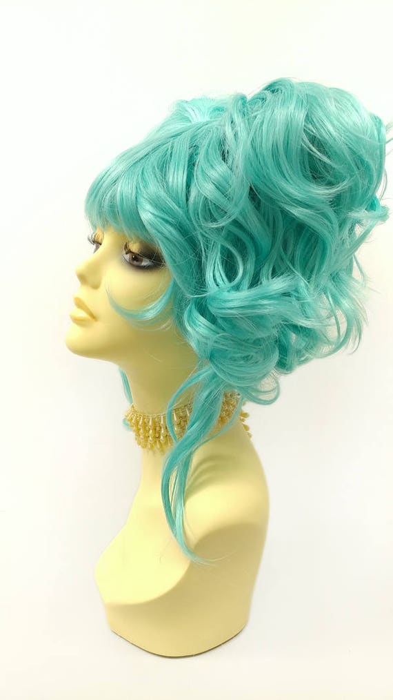 heat resistant synthetic clip in hair extensions