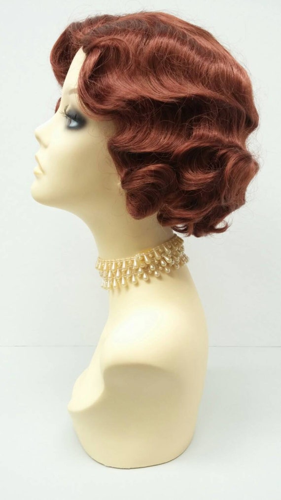 red 1920s wig