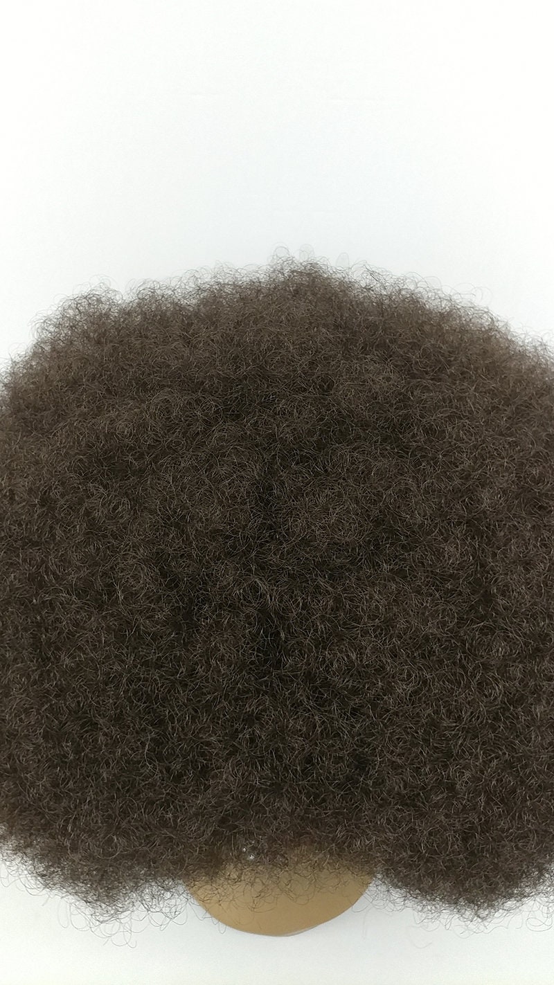 Brown Super Size Jumbo Afro Oversized Wig Halloween