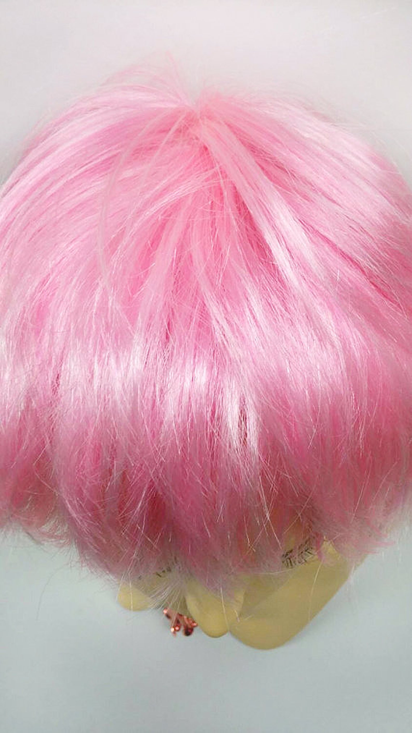 Short Layered Wind Blown Shag Style Light Pink Cosplay Wig. | Etsy