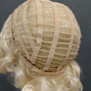 1920's Style Short Blonde Finger Wave Wig. Vintage Style Costume Wig. 02-15-Rosie-613 image 9