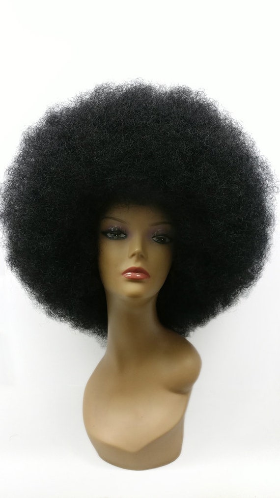 ontwerp studio muur Extra Large Jumbo Black or off Black Afro Synthetic Costume - Etsy