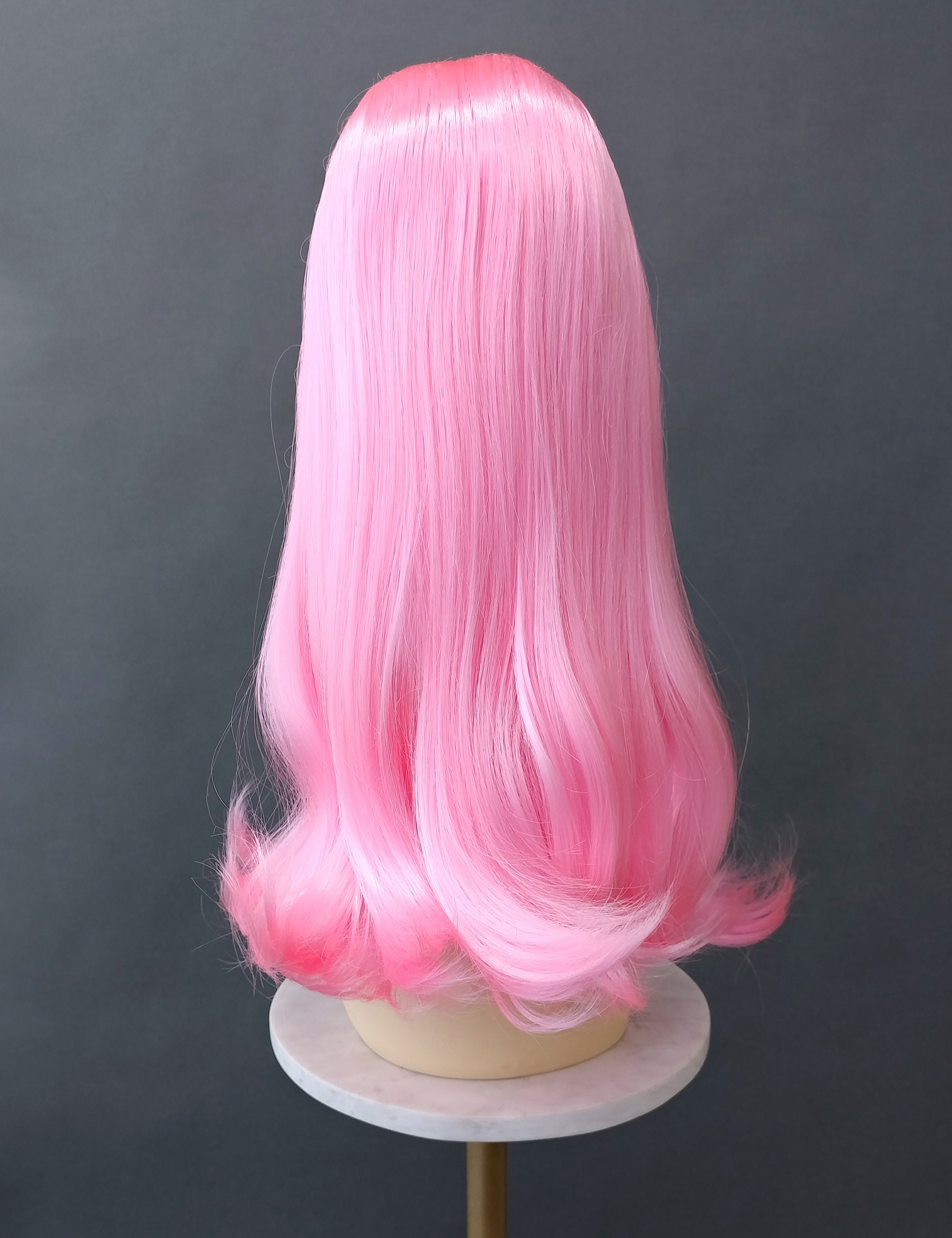 Light Pink Straight Beehive Costume Wig Retro Groovy 60s 