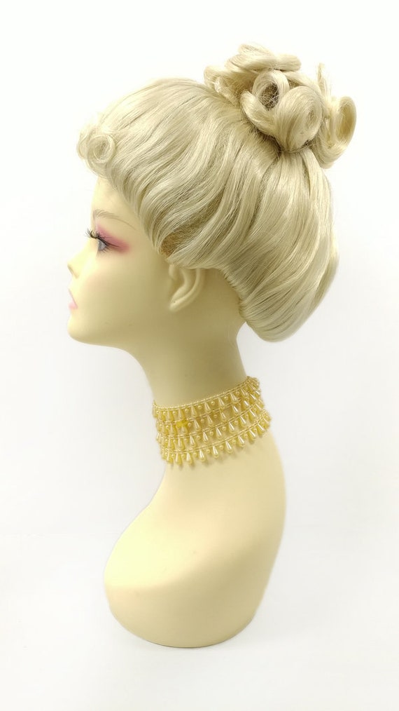 Petite Size Light Blonde Upstyle Costume Wig. Victorian | Etsy