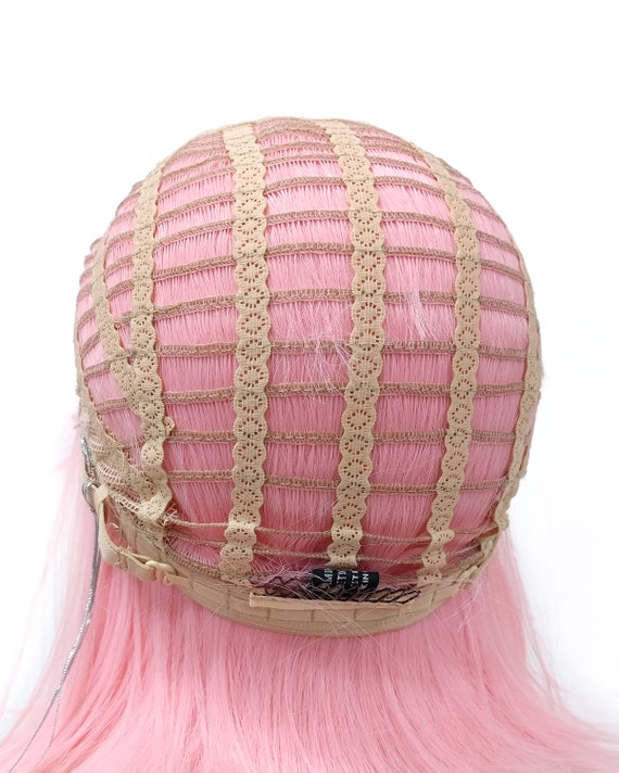 9 Inch Heat Resistant Light Pink Short Page Boy Straight Bob  display picture 3