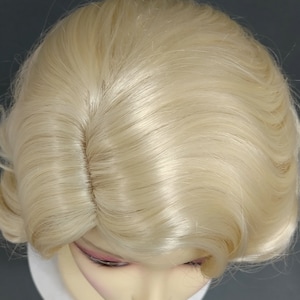 1920's Style Short Blonde Finger Wave Wig. Vintage Style Costume Wig. 02-15-Rosie-613 image 7