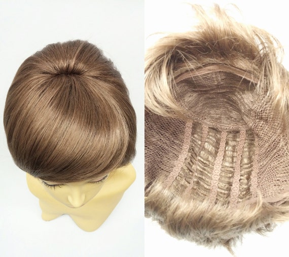 Short Light Brown Retro Bump Wig 60s 70s Pouf Style Costume Etsy