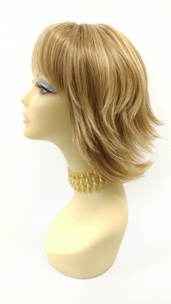 10 Inch Short Strawberry Blonde With Light Blonde Highlights Etsy