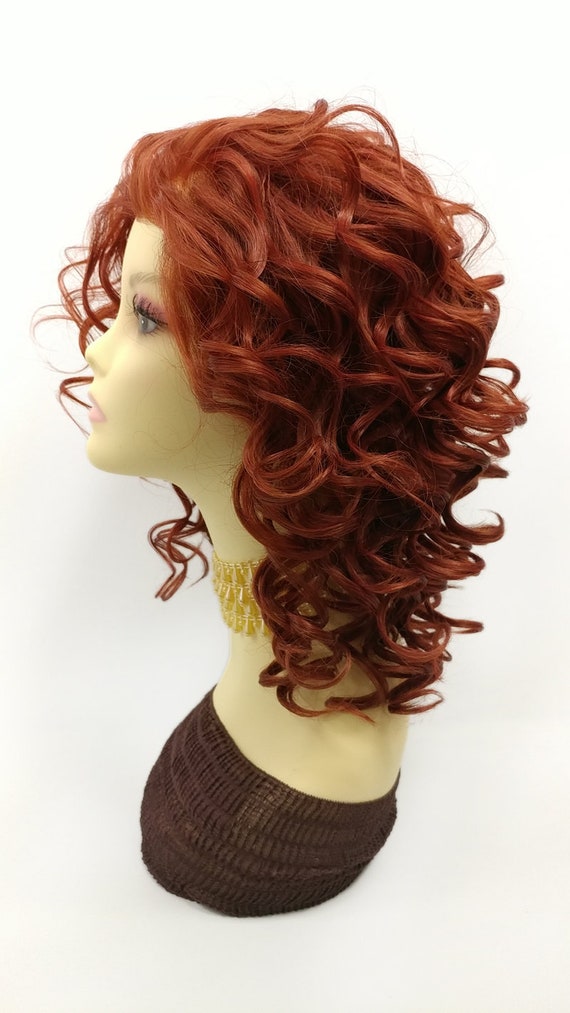 13 Inch Lace Front Henna Red Curly Wig. Large Spiral Curls. - Etsy Norway 13 Inch Lace Front Henna Red Curly Wig. Large Spiral Curls. - Etsy Norway